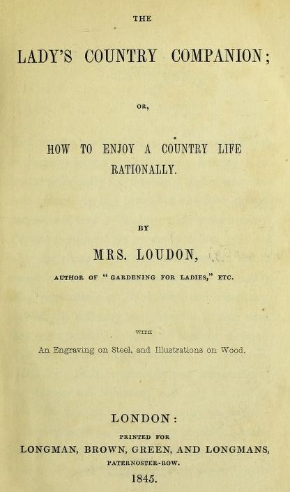 The Lady's Country Companion